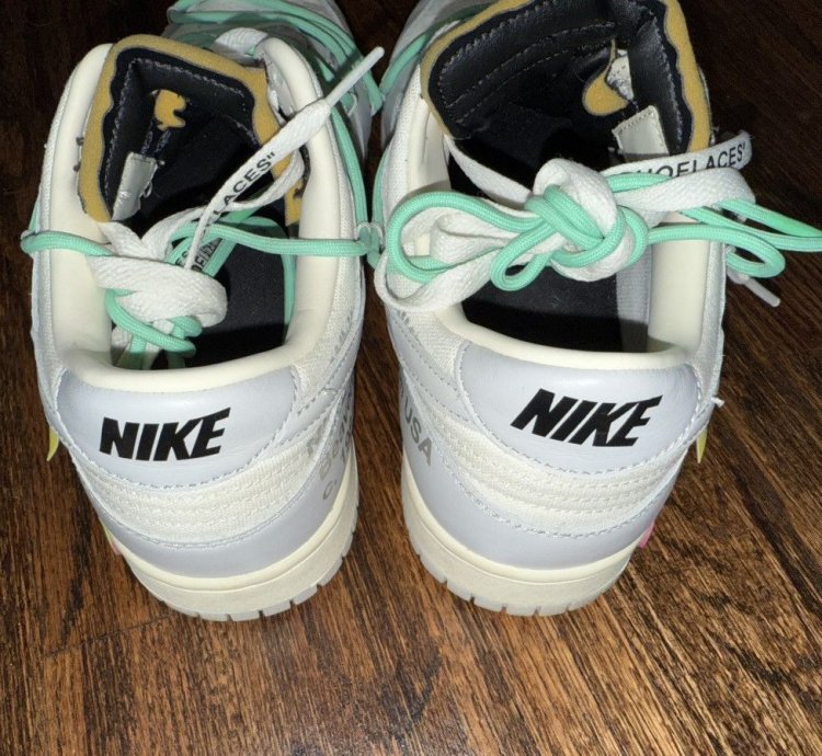 Nike Dunk Low Off-white Lot 4 Of 50 Size Men Us 10 5