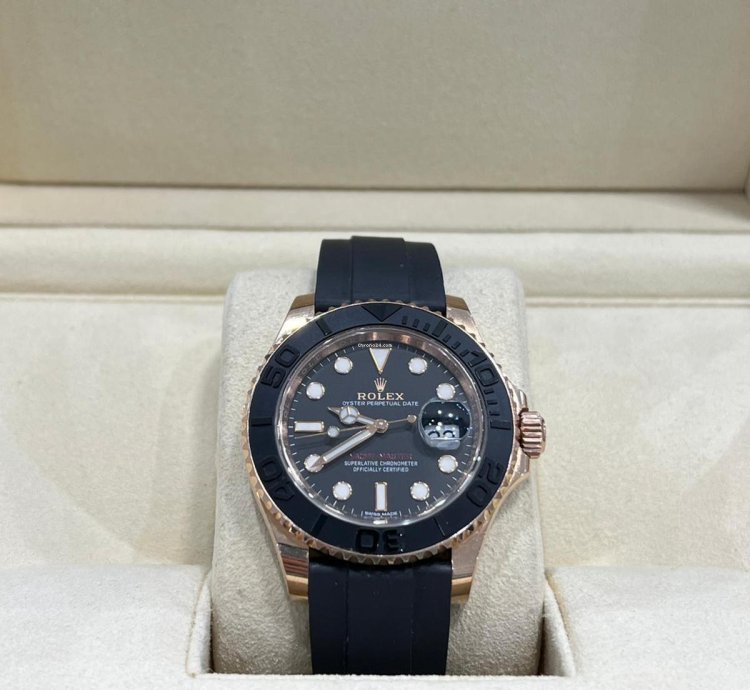 Rolex Yacht-master 40 2019 Rose Gold Yacht-master 40 Oysterflex 116655 Box Papers