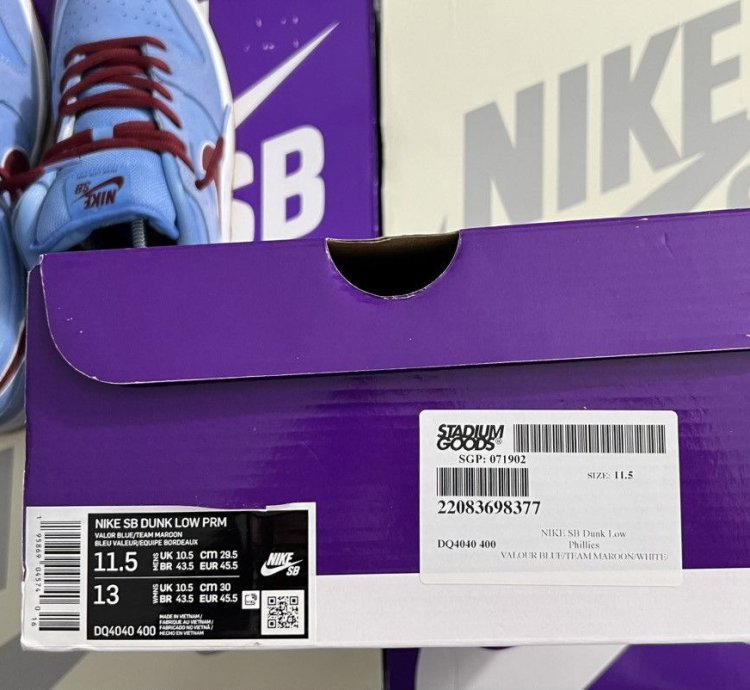Nike Dunk Low Premium Sb Philadelphia Phillies -size 11 5m