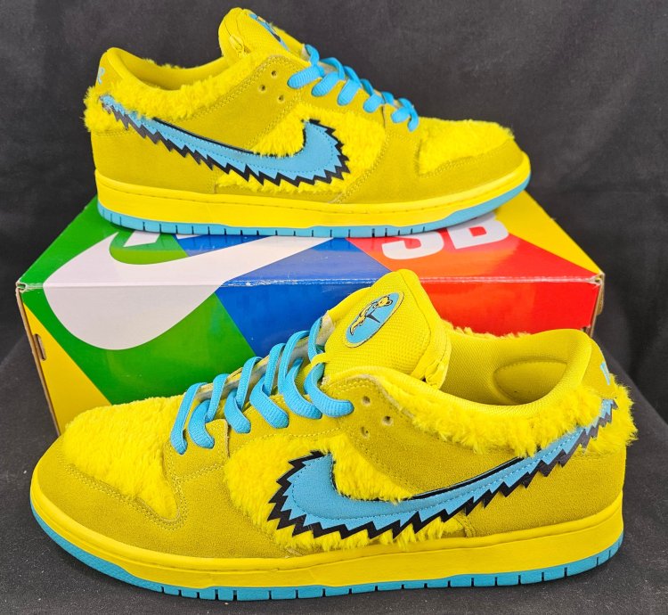 Nike Dunk Low Sb Grateful Dead Bears Opti Yellow Pre-owned