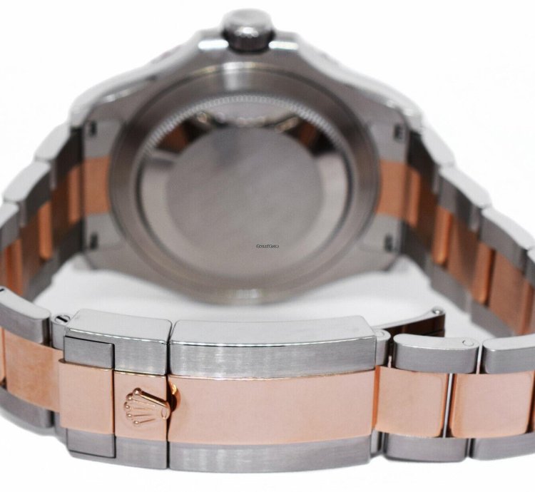 Rolex Yacht-master 40 Nos Rolex Yacht-master 40 18k Rose Gold Steel Black Dial Watch 21 126621