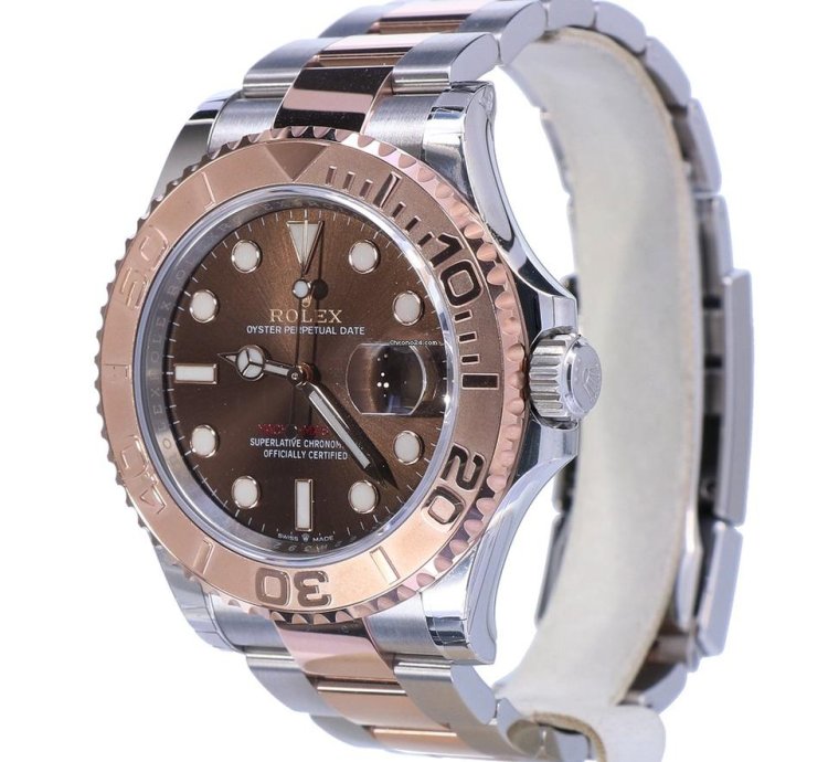 Rolex Yacht-master 40 Oyster Yacht-master Rose Gold Steel Chocolate 40 Mm Unworn 2024