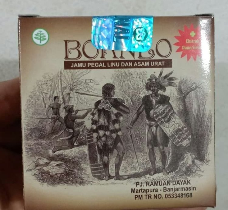 Borneo Capsules Soursop Leaf Extractt For Goutt Rheumatismm 50 Box
