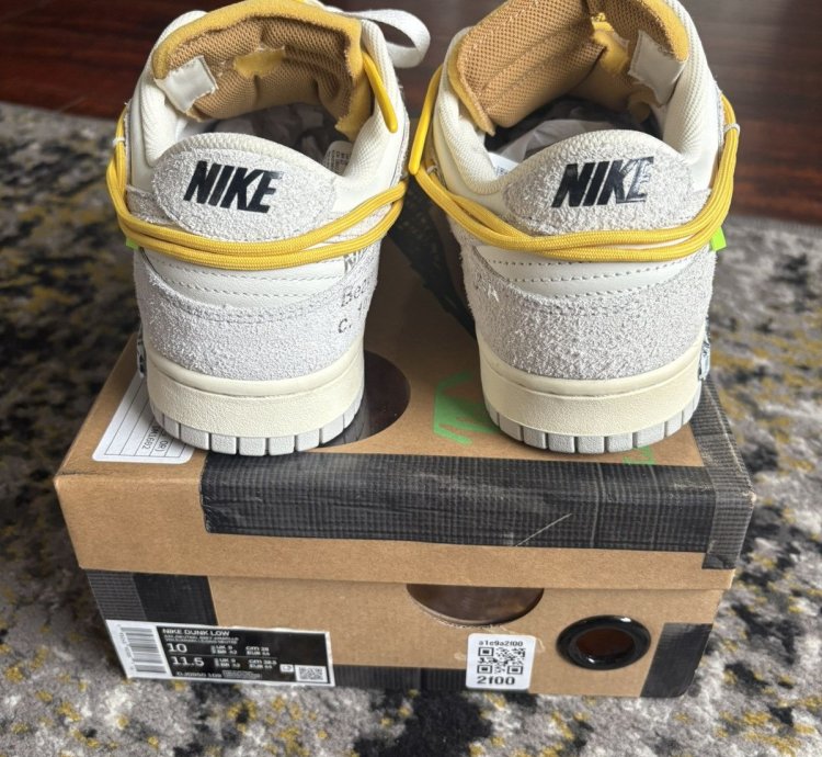 Nike Dunk Off White Lot 39