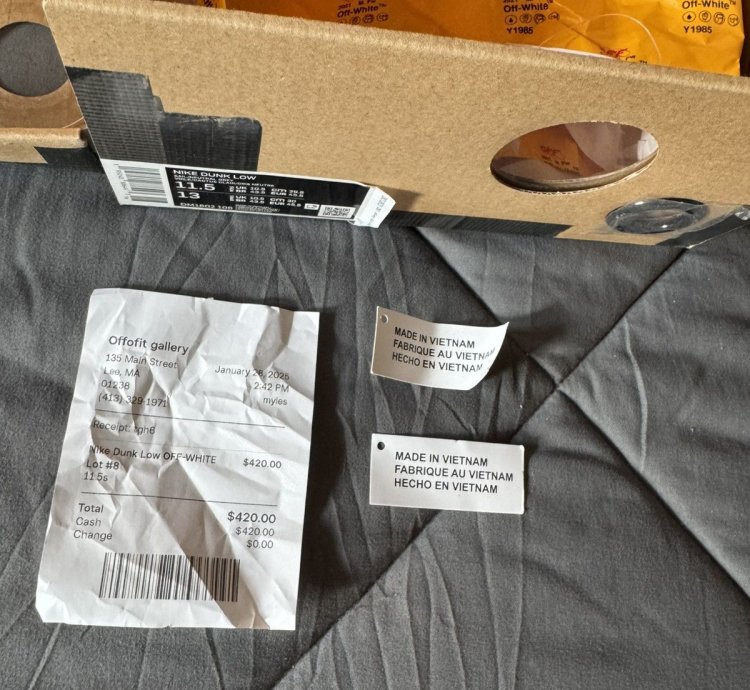 Nike Dunk Off White Lot 8