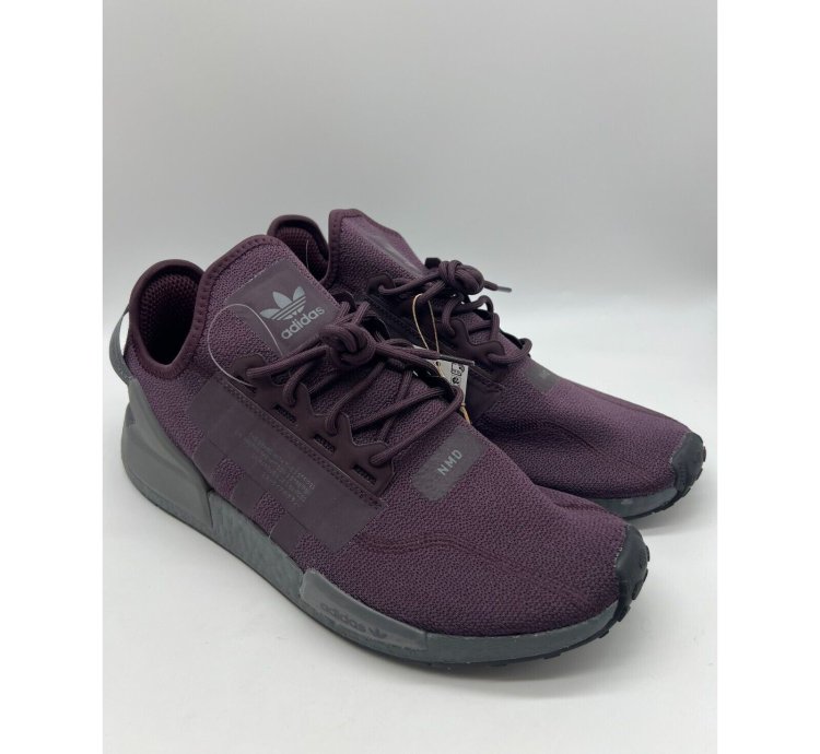 Adidas Nmd R1 V2 Shadow Maroon Hq2149 Men Shoes Size 12