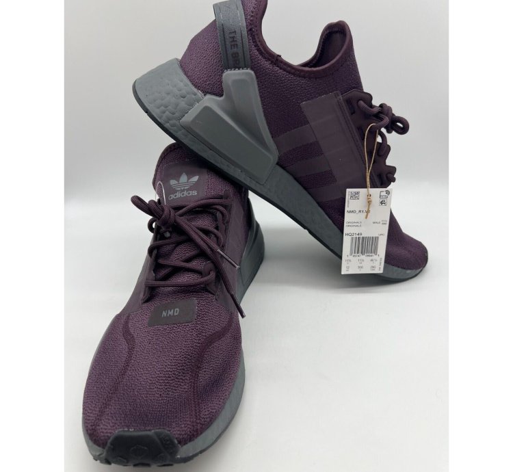 Adidas Nmd R1 V2 Shadow Maroon Hq2149 Men Shoes Size 12