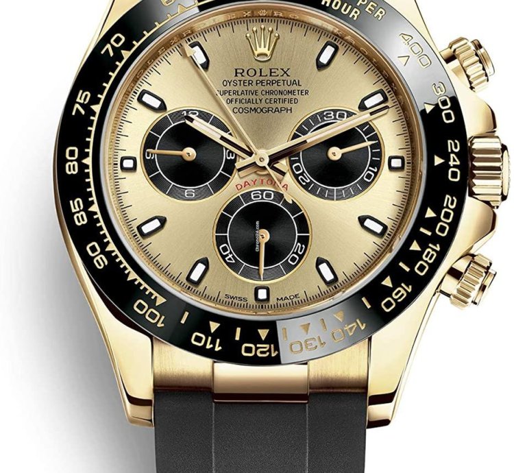 Rolex Daytona Yellow Gold Oysterflex Champagne Dial 2023
