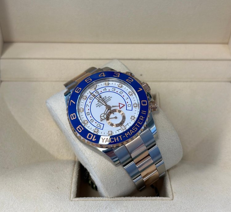 Rolex Yacht-master Ii 2020 Yacht Master Ii Stainless Steel And Rose Gold 116681