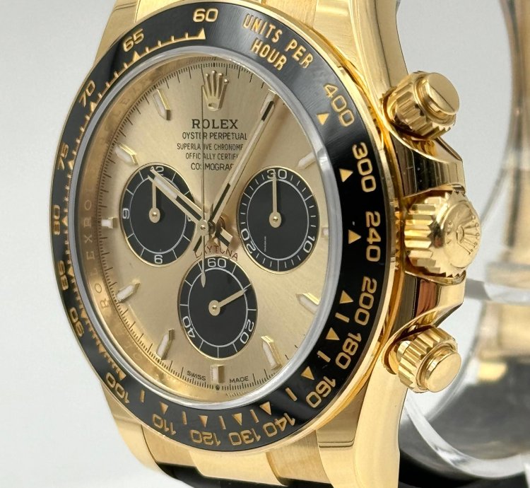 Rolex Daytona Yellow Gold Oysterflex Champagne Yml Dial 126518ln Unworn 2024
