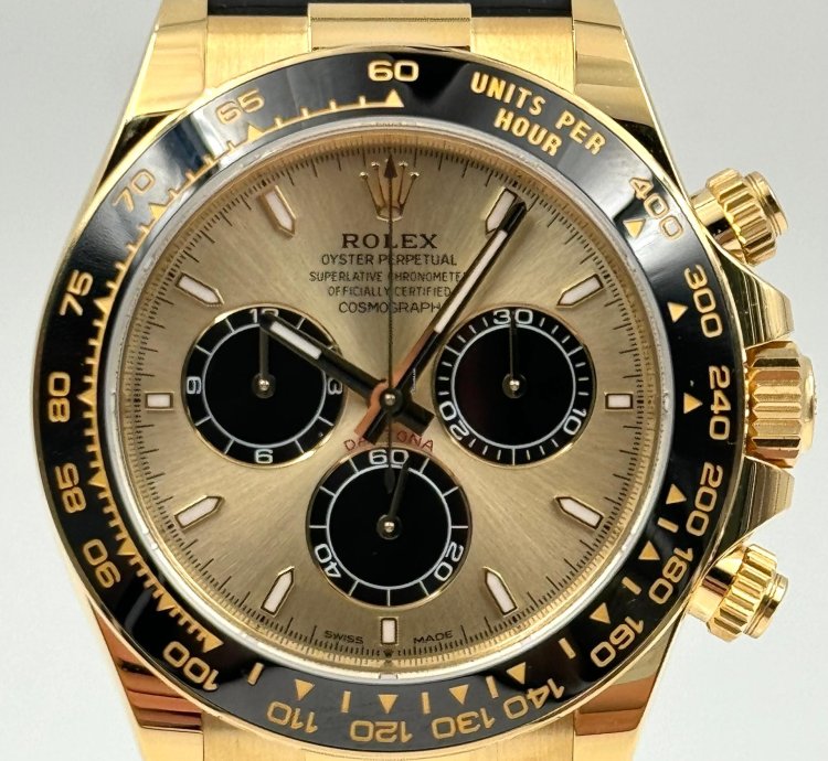 Rolex Daytona Yellow Gold Oysterflex Champagne Yml Dial 126518ln Unworn 2024