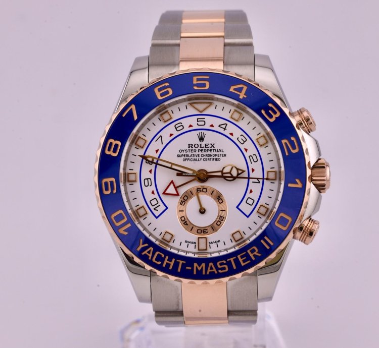 Rolex Yacht-master Ii 2020 Yacht-master Ii Rose Gold Stainless Steel 116681 Unworn