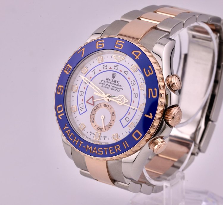 Rolex Yacht-master Ii 2020 Yacht-master Ii Rose Gold Stainless Steel 116681 Unworn
