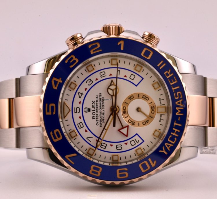 Rolex Yacht-master Ii 2020 Yacht-master Ii Rose Gold Stainless Steel 116681 Unworn