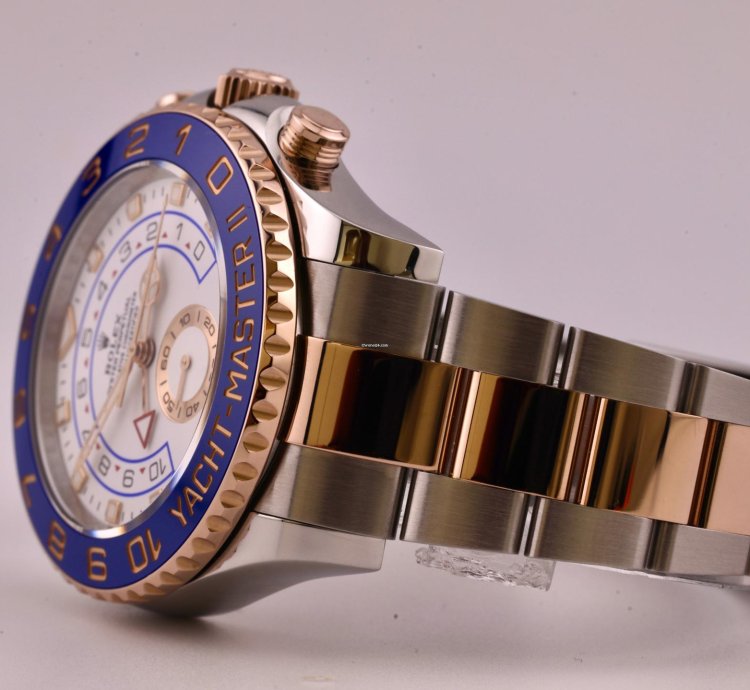 Rolex Yacht-master Ii 2020 Yacht-master Ii Rose Gold Stainless Steel 116681 Unworn