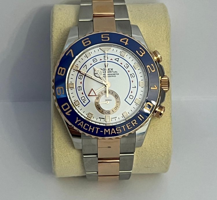 Rolex Yacht-master Ii 2021 Unworn Full Set Balance Of 10yr Warranty