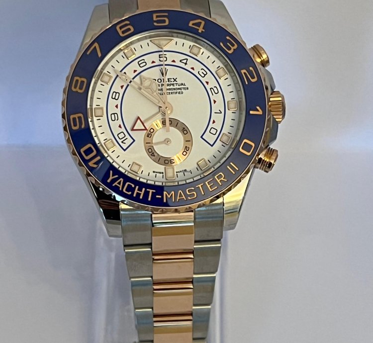 Rolex Yacht-master Ii 2021 Unworn Full Set Balance Of 10yr Warranty