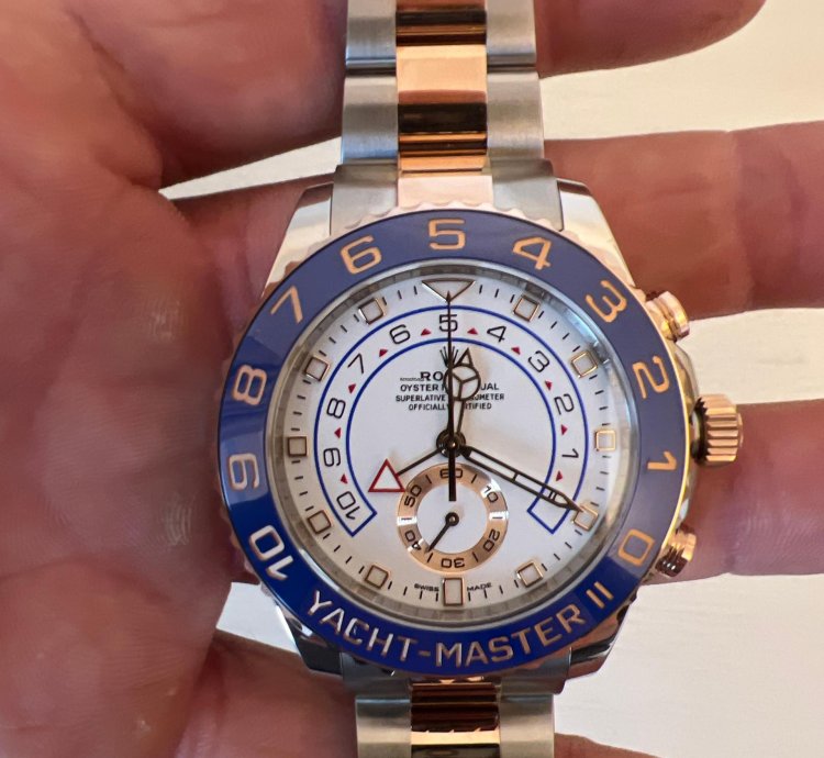 Rolex Yacht-master Ii 2021 Unworn Full Set Balance Of 10yr Warranty