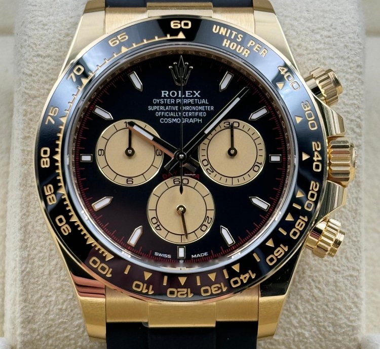 Rolex Daytona Yellow Gold Oysterflex Paul Newman Dial 126518ln Unworn 2024