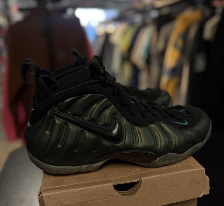 Nike Foamposite 2011 Pine Green Og Classic 624041-301