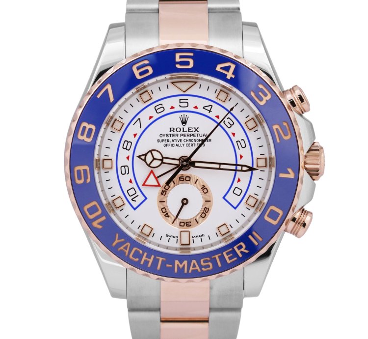 Rolex Yacht-master Ii 2023 Papers Men Rolex Yacht-master Ii 44mm New Hands 18k Gold 116681 Box