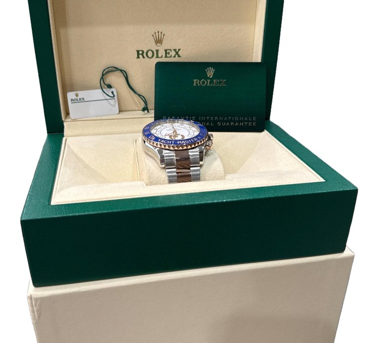Rolex Yacht-master Ii 2023 Papers Men Rolex Yacht-master Ii 44mm New Hands 18k Gold 116681 Box