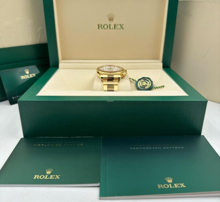 Rolex Daytona Yellow Gold White Dial Yellow Gold Bracelet 126508 Unworn 2024
