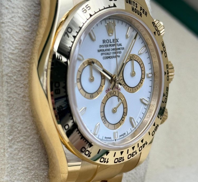 Rolex Daytona Yellow Gold White Dial Yellow Gold Bracelet 126508 Unworn 2024