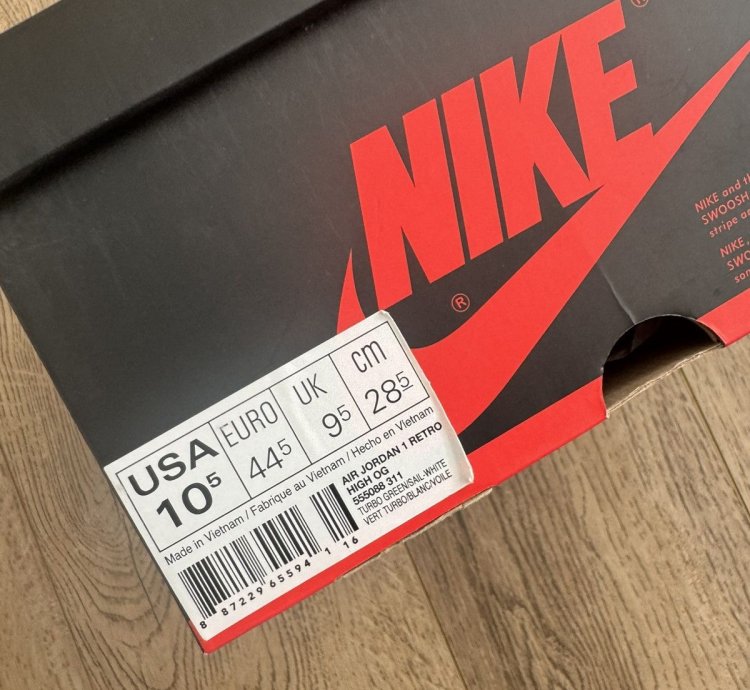 Nike Jordan 1 - Turbo Green