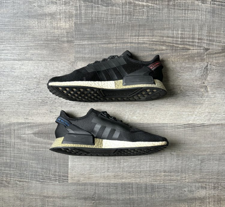 Adidas Nmd V2 Core Black Gold Metallic 9 5m