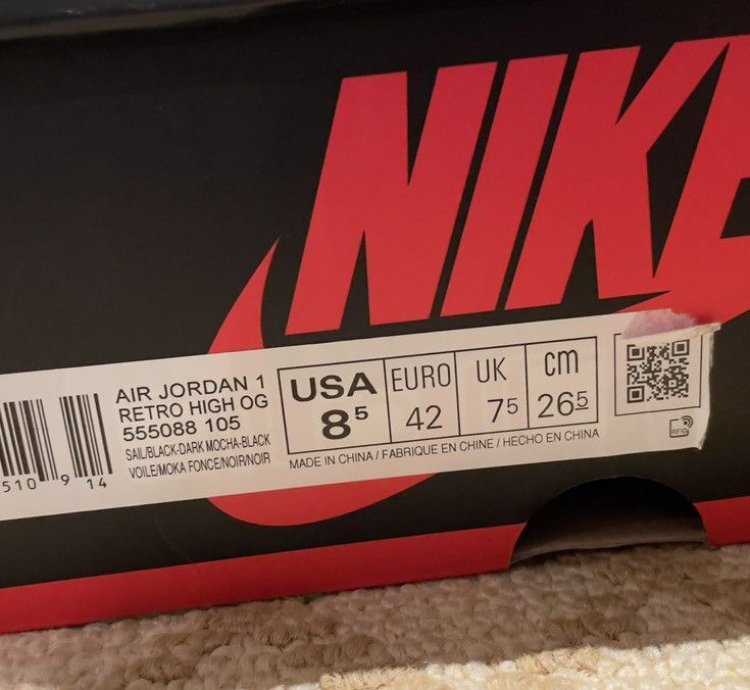 Nike Jordan 1 Retro Oh High Mocha