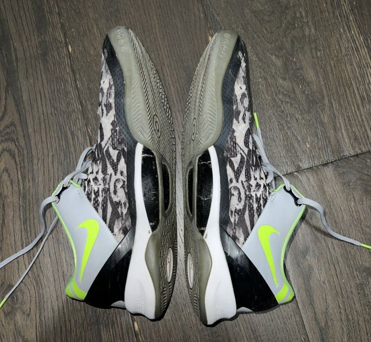 2013 Nike Kobe 8 Graffiti Basketball Shoes Grey Lime