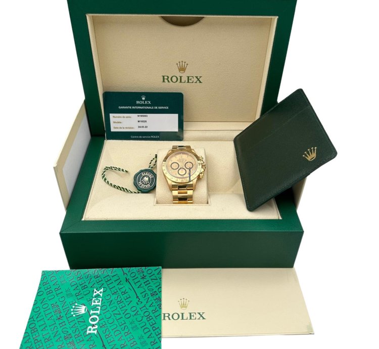 Rolex Daytona Zenith 6 Inverted Diamonds Dial Full Serviced By Rolex