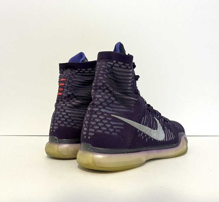 2014 Nike Kobe 10 Elite High Team Pack Purple Ink Sz 10