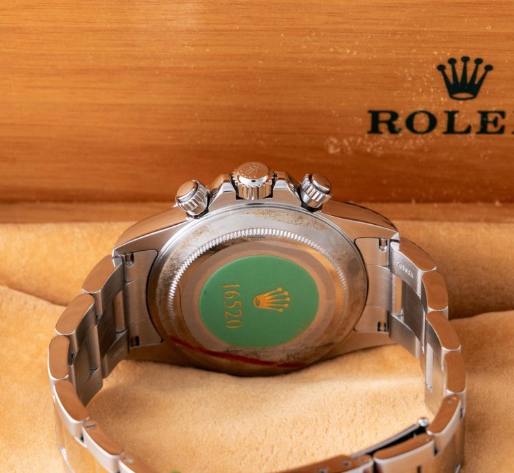 Rolex Daytona Zenith Black Dial - Ref 16520 - Ser - Full Set Eu 1999 - Nos Stickers
