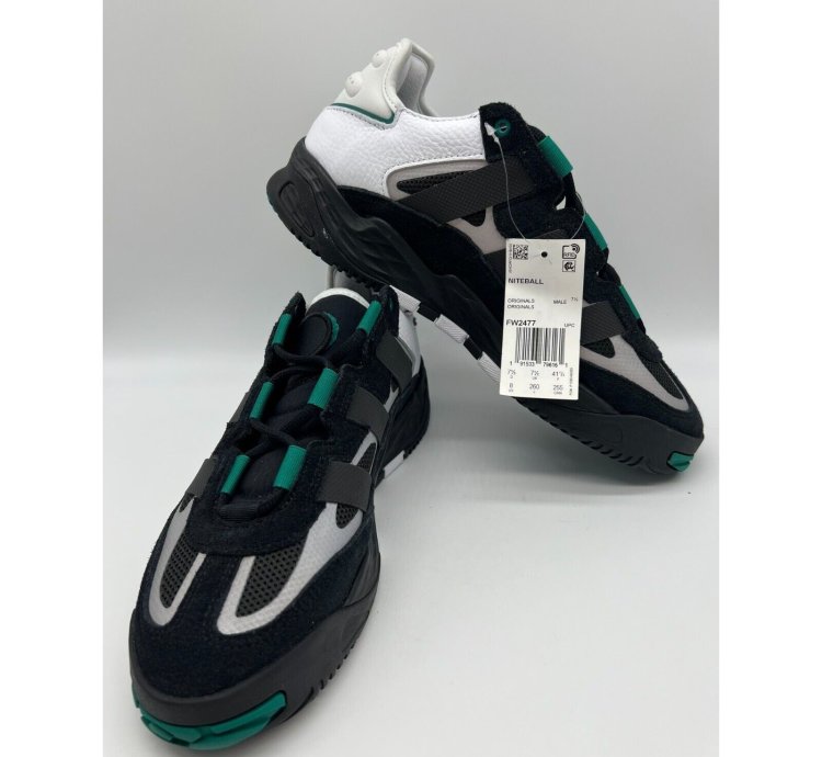 Adidas Originals Niteball Low Men Athletic Shoes Fw2477 Sz 8