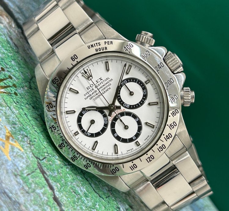 Rolex Daytona Zenith El Primero - White Dial - Ser - Ref 16520 - Year 1999
