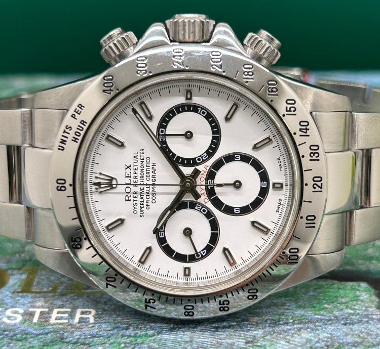 Rolex Daytona Zenith El Primero - White Dial - Ser - Ref 16520 - Year 1999