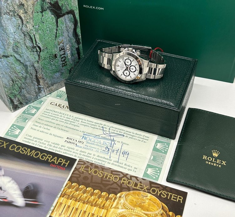 Rolex Daytona Zenith El Primero - White Dial - Ser - Ref 16520 - Year 1999