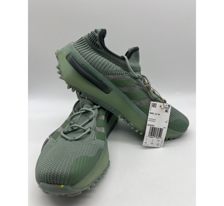 Adidas Originals Nmd S1 Green Womens Shoes Ie9550 Size 8 5