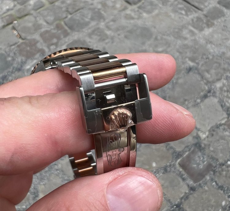 Rolex Yacht-master Ii Oro Rosa Rose Gold Steel Full Set Plastiche Plastic