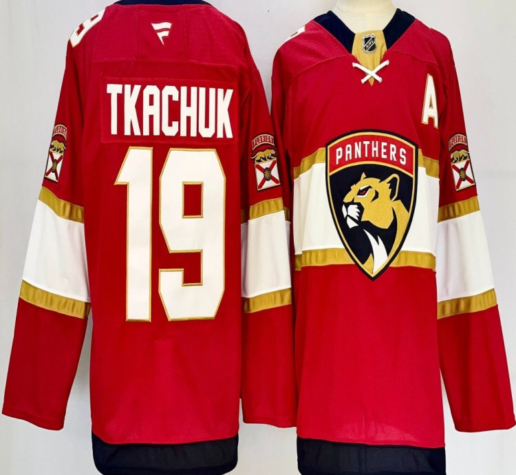 Florida Panthers 19 Matthew Tkachuk Jersey Stitched