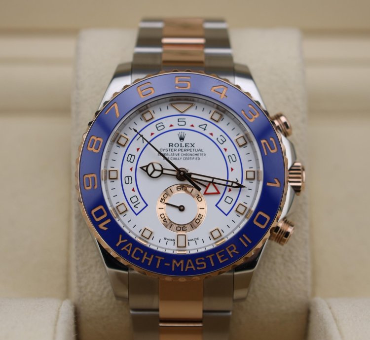 Rolex Yacht-master Ii Rose Gold 116681 Full Set