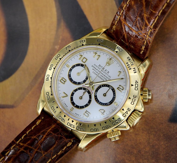 Rolex Daytona Zenith Ref 16518 18kt Yellow Gold From 1991 With Rolex Service 2022