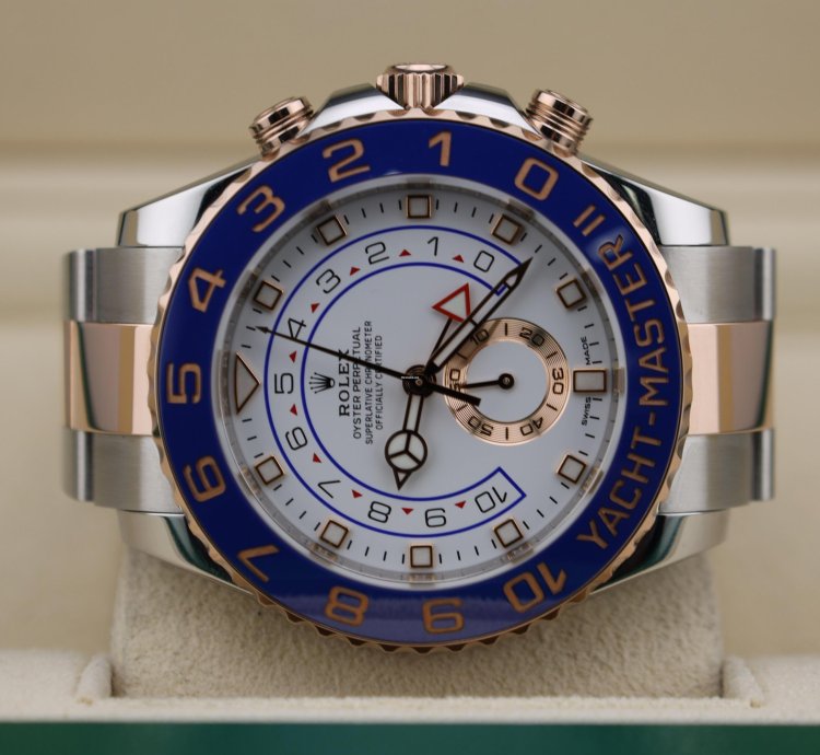 Rolex Yacht-master Ii Rose Gold 116681 Full Set