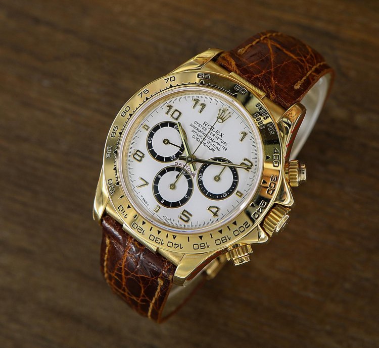 Rolex Daytona Zenith Ref 16518 18kt Yellow Gold From 1991 With Rolex Service 2022