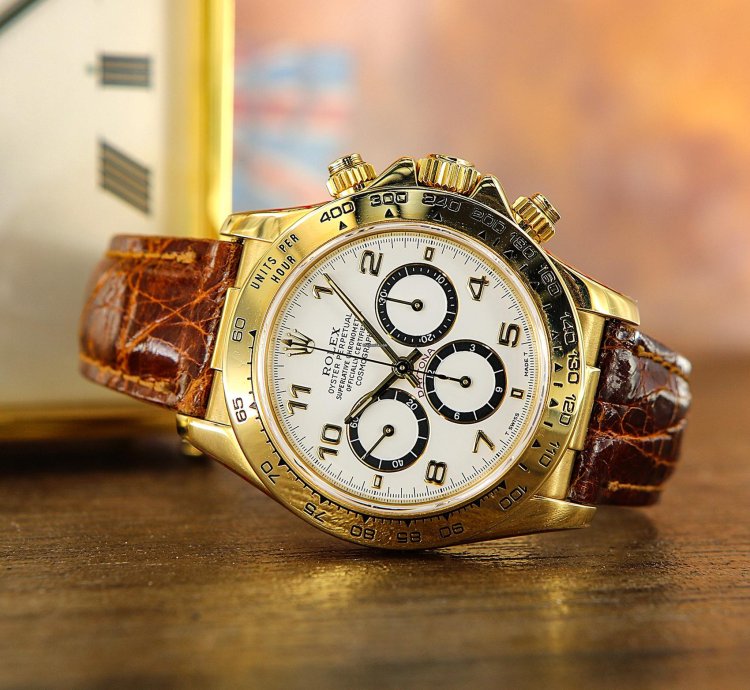 Rolex Daytona Zenith Ref 16518 18kt Yellow Gold From 1991 With Rolex Service 2022