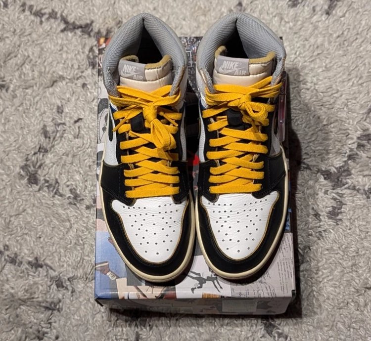 Union La X Air Jordan 1 Retro High Nrg black Toe
