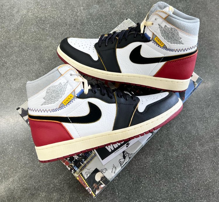 Union La X Air Jordan 1 Retro High Nrg black Toe