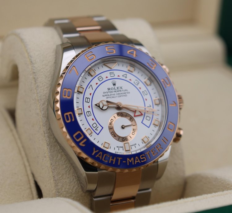 Rolex Yacht-master Ii Rose Gold 116681 Full Set